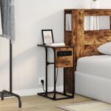 vidaXL Nočna omarica Dimljeni hrast 41.5 x 26 x 60.5 cm | Shoptok.si