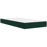  Okvir kreveta s madracem Tamnozelena 90 x 190 cm Baršun | shoptok.hr