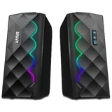 SG-269 RGB 2.0, 6W Gaming zvočnik 3,5mm/USB črn, (5000262276)