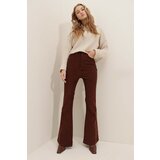Trend Alaçatı Stili Pants - Brown - Bootcut cene
