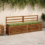  Jastučići za klupe - 2 dijela VUGHT 2 pcs 100% poliester - Listovski uzorak (poliester) 170 x 30 cm 2 | shoptok.hr