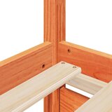  Posteljni okvir s predali voščeno rjav 180x200cm trdna borovina | Shoptok.si