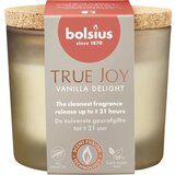 Bolsius Dišeča sveča True Joy s pokrovom iz plute - Vanilla Delight Cene