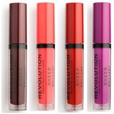 Makeup Revolution Glosi 4er Set Sheer Brilliant Lipgloss - 148 Plum/ 130 Decade | Shoptok.si