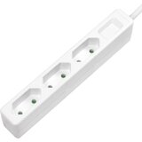 Logilink LPS229 razdelilna letev 3-kratni bela konusni vtič 1 kos, (20635573) | Shoptok.si