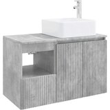  Set namještaja za kupaonicu 2 kom. Betonska siva 53 x 35 x 80 cm | Shoptok.si