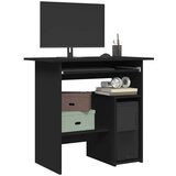 Maison Chic Pisalna miza - pisarniška miza - Računalniška miza črna 80x45x74 cm iverna plošča, (21785621) | Shoptok.si