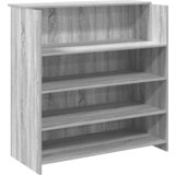 Maison Chic sprejemna miza - računalniška miza - pisarniška miza siva sonoma 100x50x103,5 cm inženirski les, (21785714) | Shoptok.si
