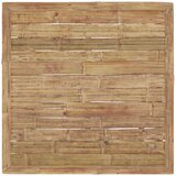  6-dijelna vrtna garnitura od bambusa s krem bijelim jastucima | shoptok.hr