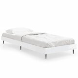  Okvir za krevet visoki sjaj bijeli 75x190 cm konstruirano drvo | shoptok.hr