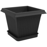  Saksije za biljke 6 pcs Crna 20 x 20 x 16 cm Plastika | shoptok.hr