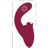 Javida - 3u1 jezični vibrator (ljubičasti) | shoptok.hr