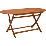  Sklopivi vrtni stol 160 x 85 x 75 cm masivno drvo eukaliptusa | shoptok.hr
