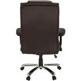 MID.YOU PISARNIŠKI STOL tekstil temno rjava | Shoptok.si