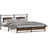  Metalni okvir kreveta bez madraca boja hrasta 180x200 cm | shoptok.hr