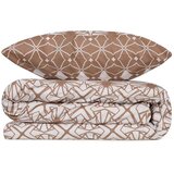 Mijolnir Alize - Brown BrownWhite Ranforce Double Quilt Cover Set (EU) (IT) | ePonuda.com