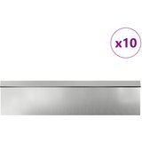  Ograde protiv puževa 16 pcs Srebrno Cinkani čelik | shoptok.hr