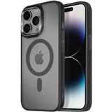 AVIZAR Ohišje MagSafe za iPhone 14 Pro Max Back Mat Frosted Obris, Črna, (5000011927) | Shoptok.si