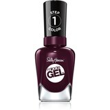 Sally Hansen Miracle Gel™ gel lak za nohte brez uporabe UV/LED lučke odtenek 492 Cabernet With Bae 14,7 ml | Shoptok.si