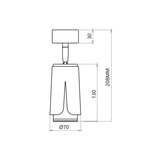 SPOT svetiljka FLOWER 1xGU10/8W/230V bela | Eponuda.com