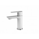 Minotti Baterija za lavabo STELA bela / hrom bez POP-UP | ePonuda.com