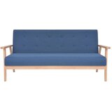  3-dijelni set sofa od tkanine plavi | shoptok.hr