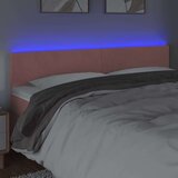  Posteljno vzglavje roza 160x5x78/88 cm žamet | Shoptok.si