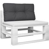  Jastuk za palete crni 80 x 40 x 12 cm od tkanine | shoptok.hr