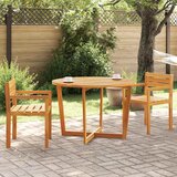  Okrugli vrtni blagovaonski stol Ø110x75 cm Masivno drvo akacije | Eponuda.com