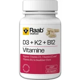 Raab Vitalfood GmbH Vitamin D3 + K2 + B12 460 mg