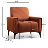 Atelier Del Sofa fotelja Horizon Tile Red