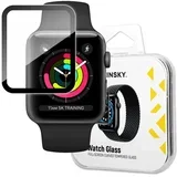 Watch Glass Hybrid Glass za Apple Watch 3 38mm / Watch 2 38mm / Watch 1 38mm crno
