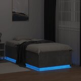  Okvir kreveta s LED svjetlima 75x190 cm od konstruiranog drva | Eponuda.ba