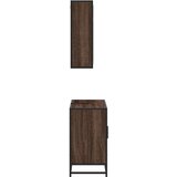 vidaXL 2-dijelni set kupaonskog namještaja boja smeđeg hrasta drveni | shoptok.hr
