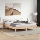 vidaXL Okvir kreveta bez madraca 200 x 200 cm od masivne borovine Cijene