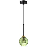 Squid Lighting Zelena viseča svetilka s steklenim senčilom ø 12 cm Twister – Cene