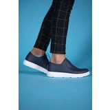 Riccon Navy Blue White Men's Casual Shoes 00125481 Cene
