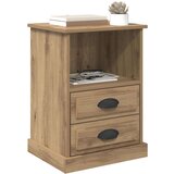 vidaXL Nočna omarica artisan hrast 43 x 36 x 60 cm Konstruiran les | Shoptok.si
