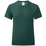 Fruit Of The Loom Iconic Girls' Green T-shirt | shoptok.hr