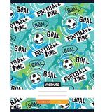 NEBULO Spet zvezan navaden zvezek s napisom Football time 80-32 A/4 | Shoptok.si