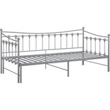  Okvir za krevet na razvlačenje sivi metalni 90 x 200 cm | shoptok.hr
