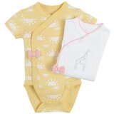 Cool club perilo bodi preklop 2 kosa KR CNG2402632-00 D večbarvno 74 | Shoptok.si