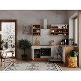 RESPEKTA Kotna Kuhinja Brez Aparatov Hilde, Bela, Barva Hrasta | Shoptok.si
