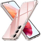 Silikonska futrola s ojačanim rubovima za Samsung Galaxy S22 - Prozirna KP30010 | Eponuda.com