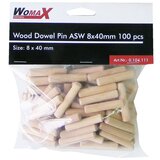 Womax tipla drvena asw 8 x 40mm 100 kom.