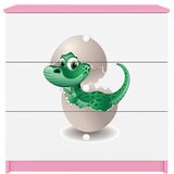 HAPPYKIDS Komoda Dreamy mali dinozaver Roza | Shoptok.si