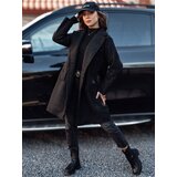 DStreet Płaszcz damski oversize BARALITE długi a'la baranek czarny | Shoptok.si
