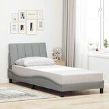 vidaXL Okvir za krevet bez madraca svjetlosivi 90x190 cm od tkanine | shoptok.hr
