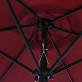  Suncobran bordo 200 x 224 cm aluminijski | shoptok.hr