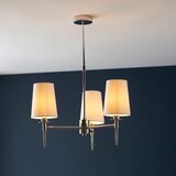  Endon 99455 - Luster na stalku 3xE14/6W/230V sjajni hrom/bela | Eponuda.com